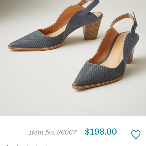 🌿Pointed Toe Smokey-Grey Slingback Sandals🌿 - Picture 2 of 2